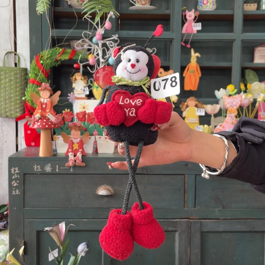 木质圣诞月福老货玩具中古风默认微瑕