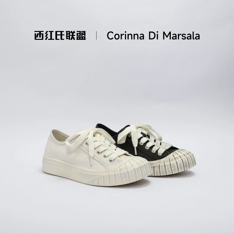 【小马Reese】【西红氏】春款百搭潮流厚底透气休闲鞋跟高5cm半码拍大