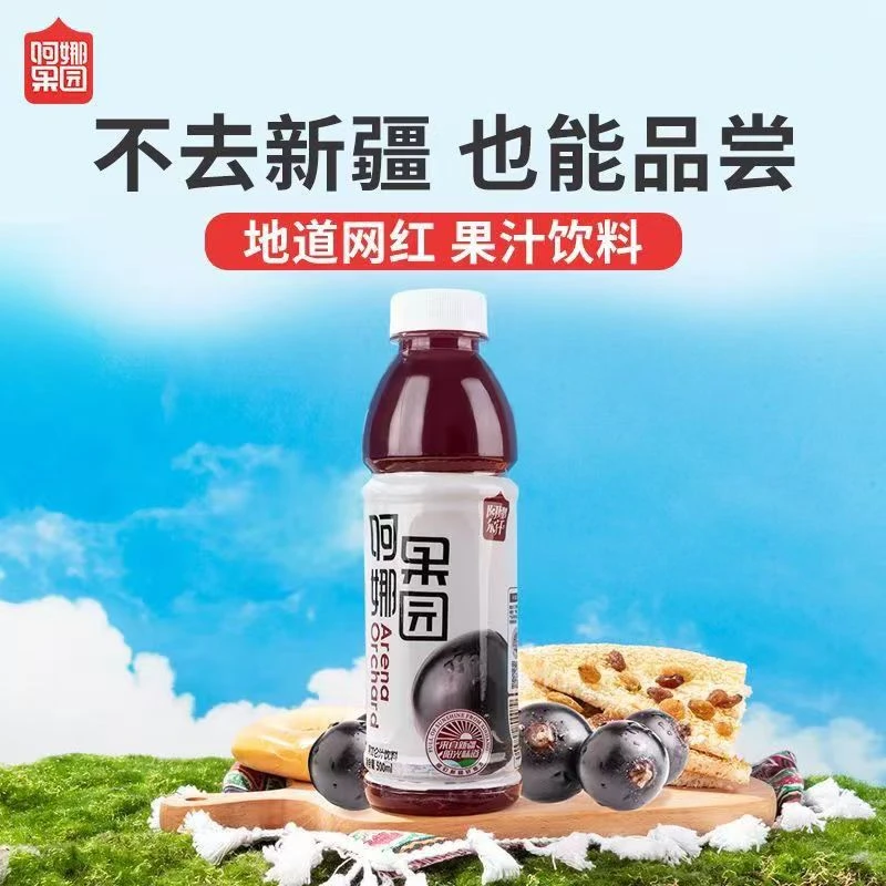 新疆黑加仑汁夏日解渴新鲜水果汁特产饮料500ml