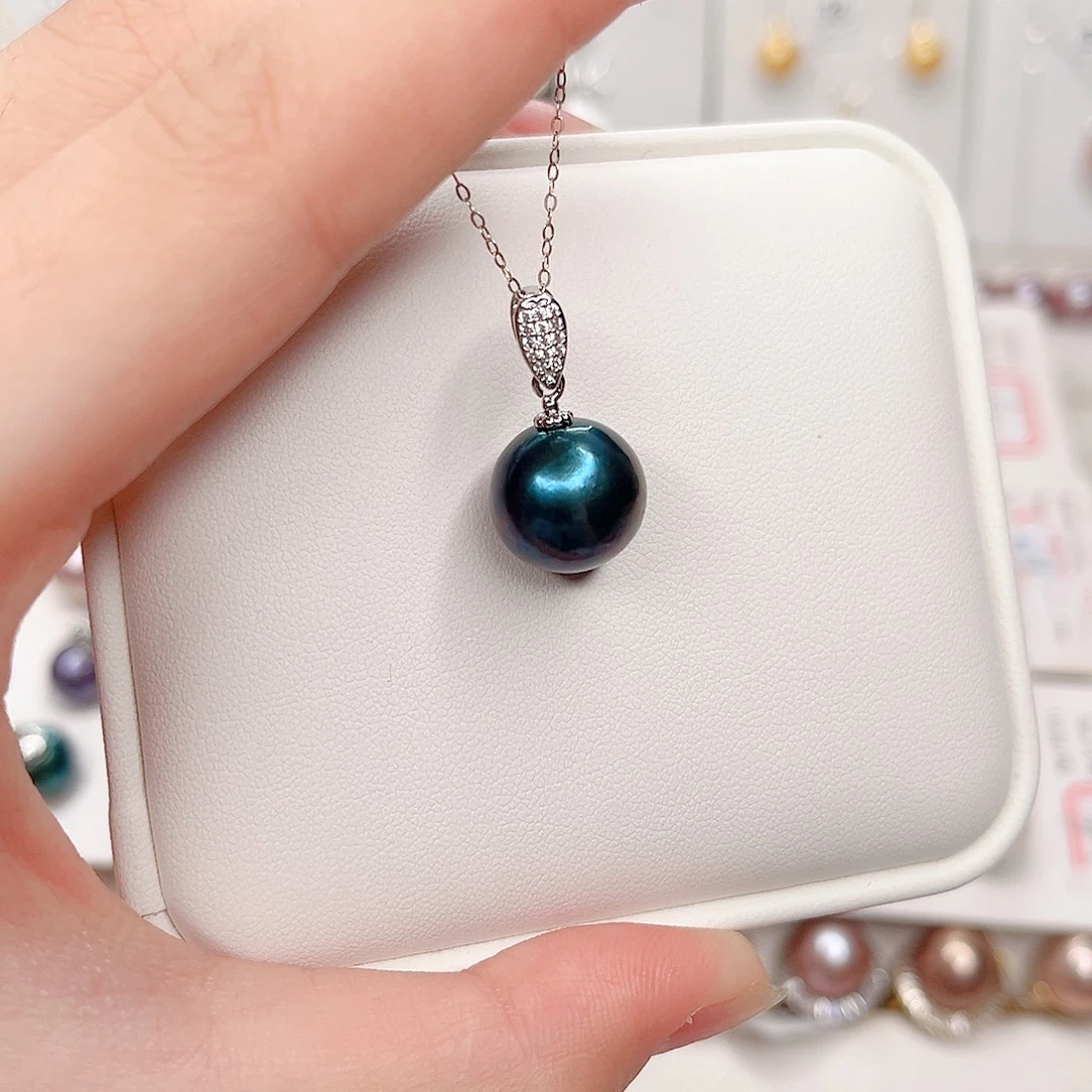 合金淡水珍珠吊坠(赠链)