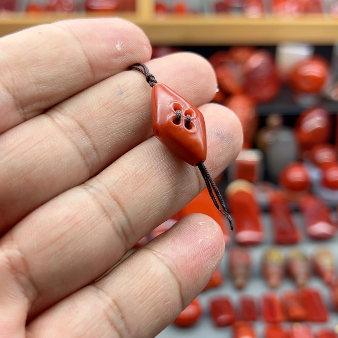 南红玛瑙单珠未镶嵌安****场