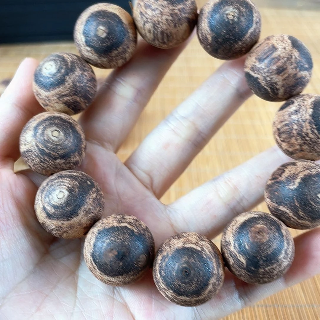 降真香手串/手链2.0超漂亮爆到没天理双面天眼木