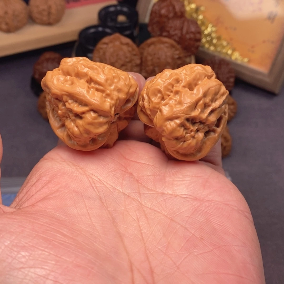 文玩核桃把件装13必备系列39尺蛤蟆头