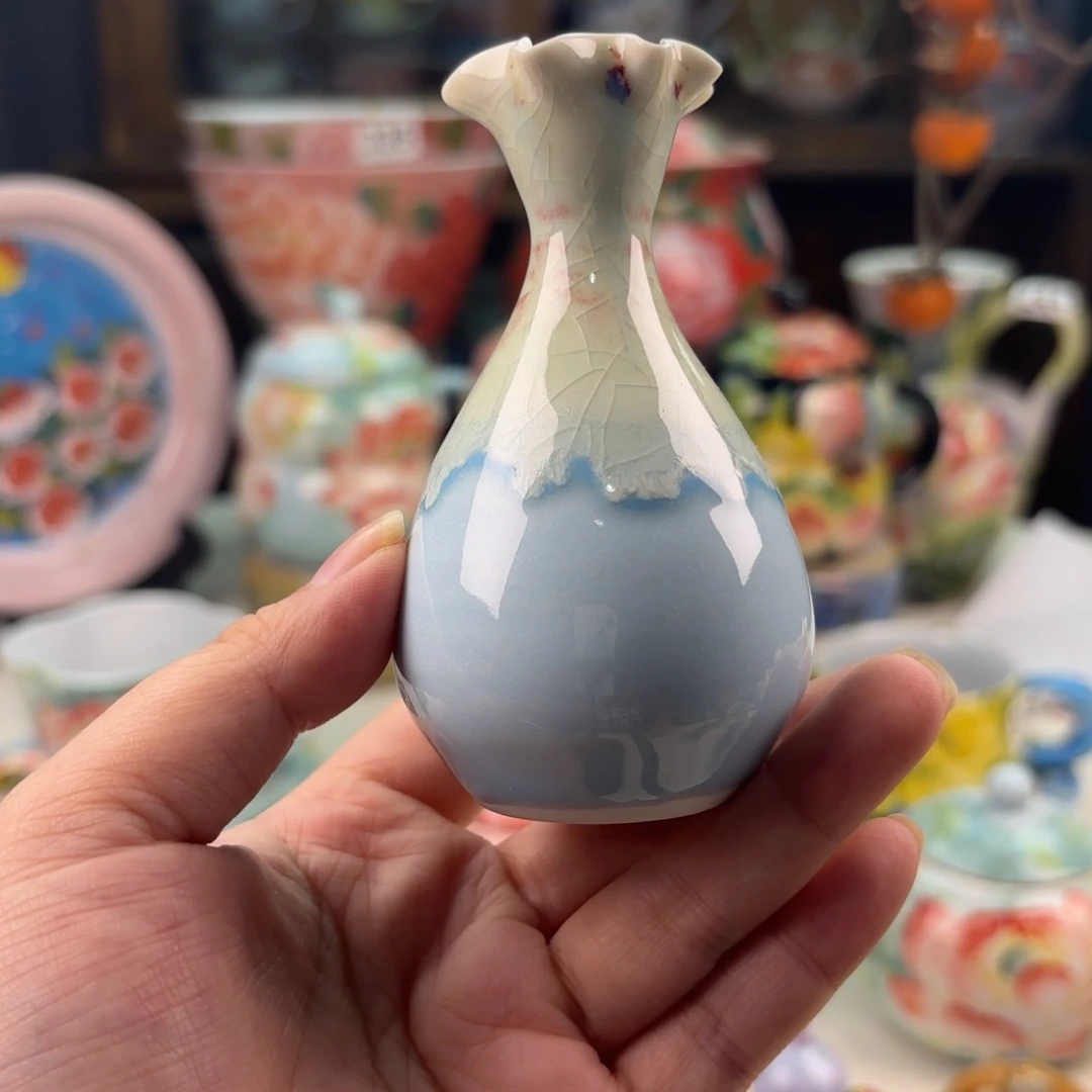 景德镇手绘高温釉下彩陶瓷茶具
