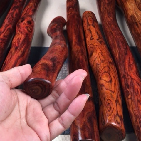 黄花梨/降香黄檀海南黄花梨把棍