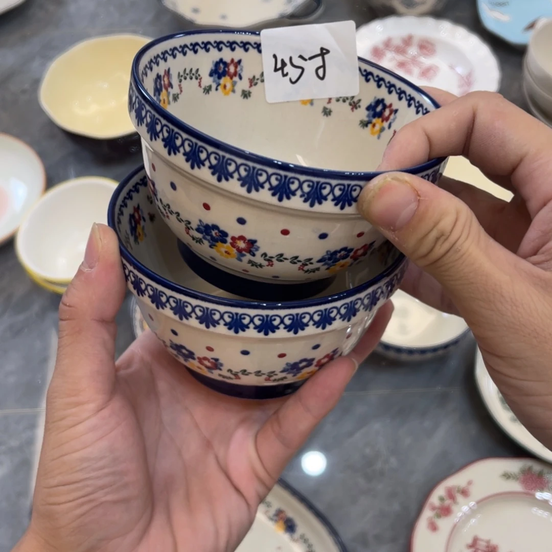 陶瓷微瑕餐具介意勿拍，满18飞！