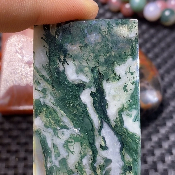 玛瑙/玉髓颈饰未镶嵌蓝*