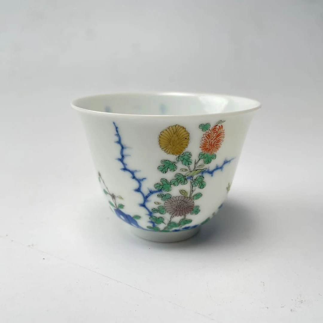 清光绪粉彩花神杯BY05X0123