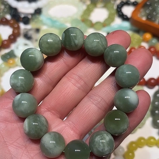 蛇纹石玉未镶嵌手串