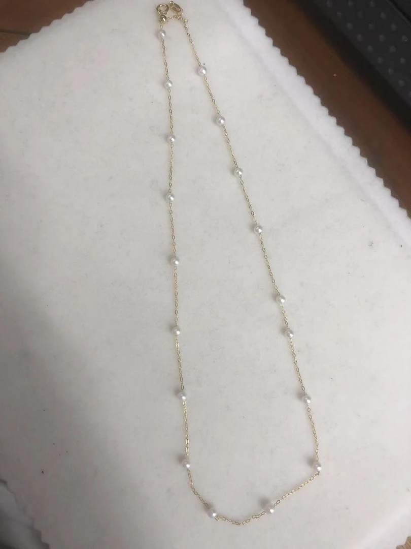 DX06淡水珍珠项链满天星时尚百搭