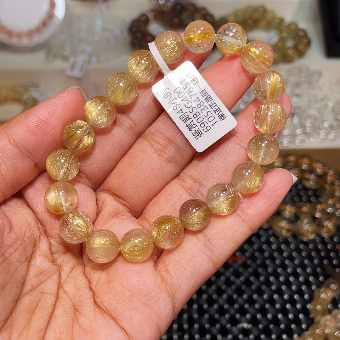 手串未镶嵌发晶已实名金发9.7m