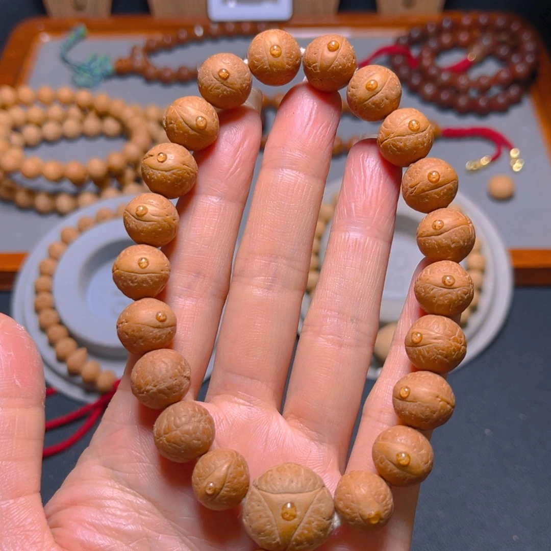 凤眼菩提吊坠12.5mm精品手串