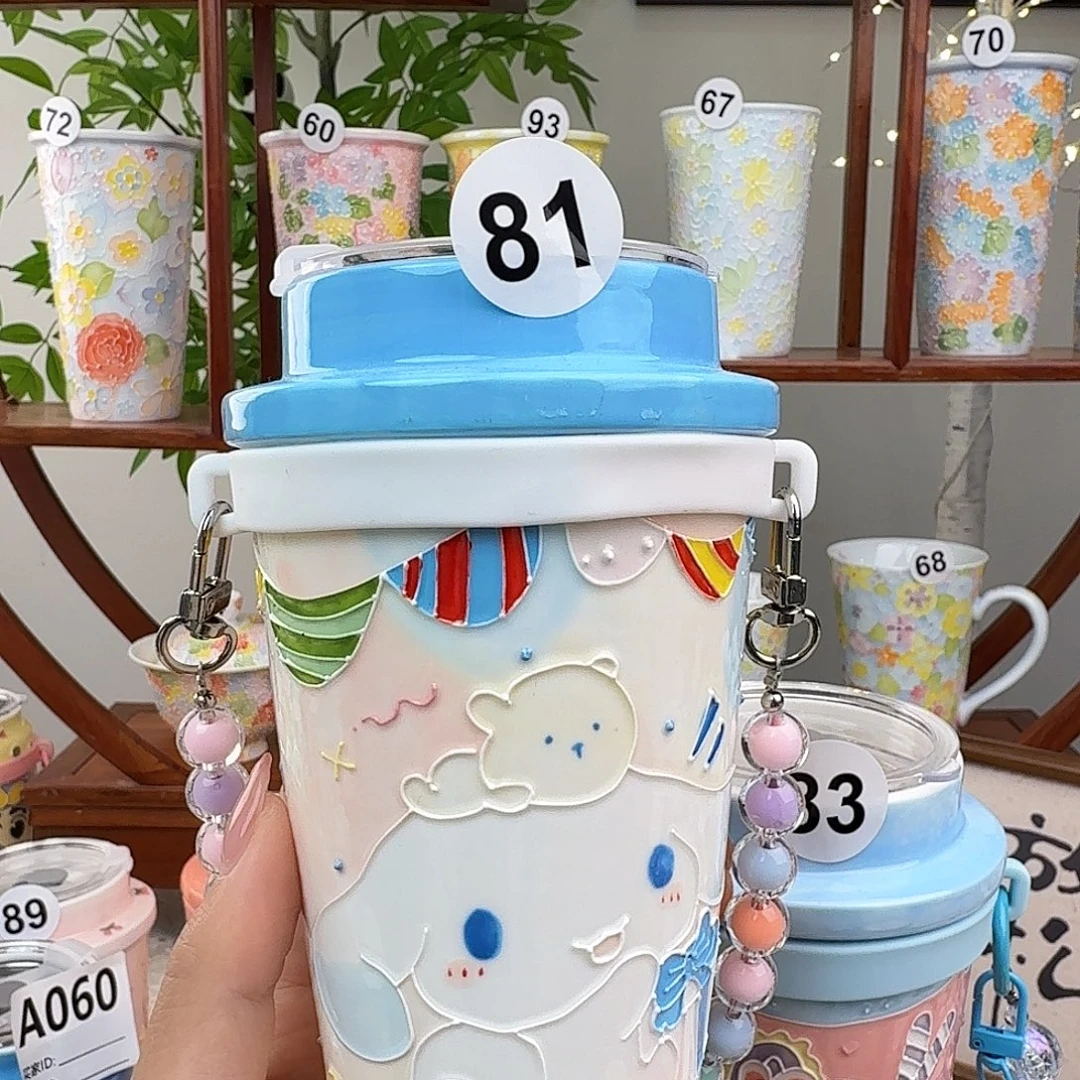 S81景德镇手绘高温釉下彩玉泥