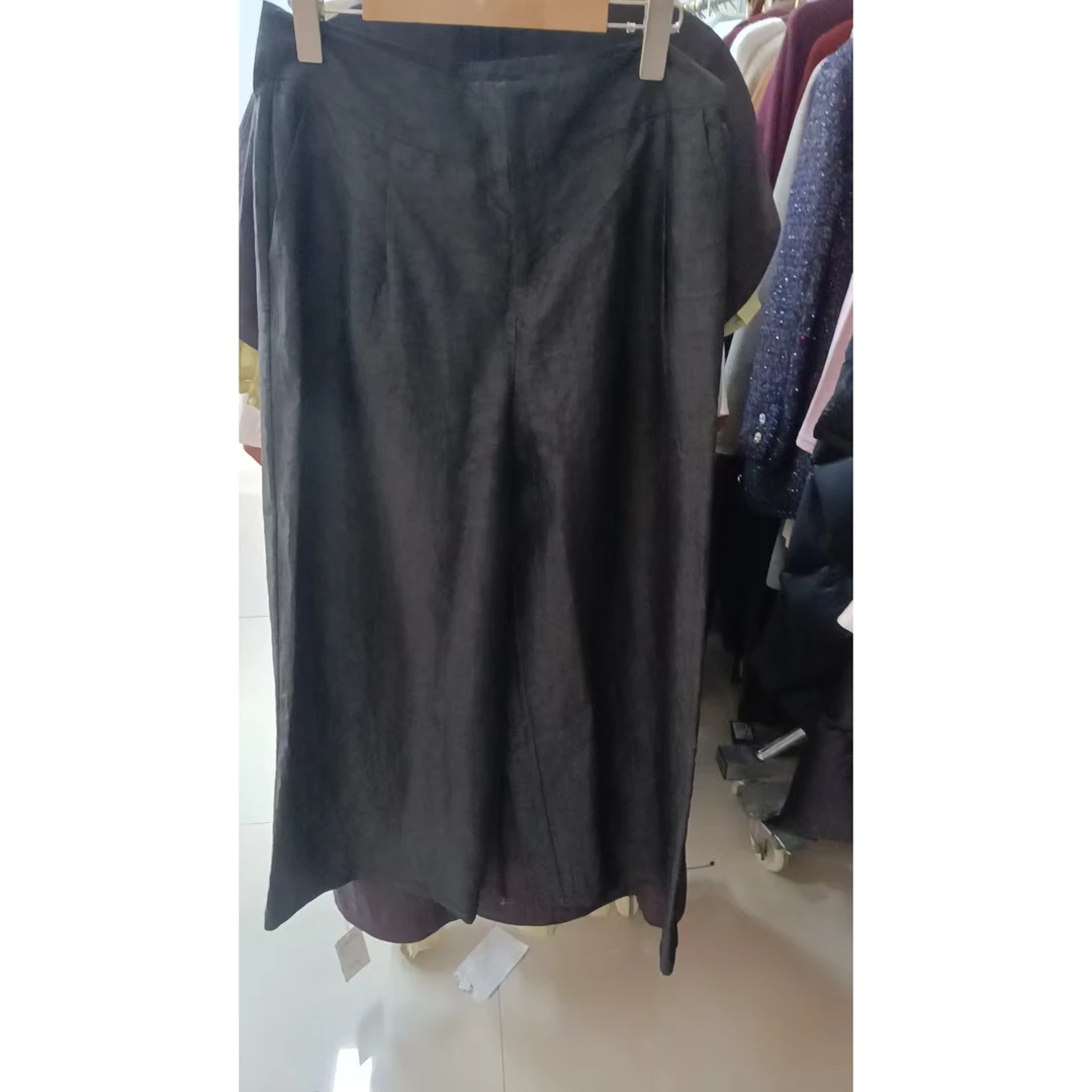 香云纱裤子孤品AB77