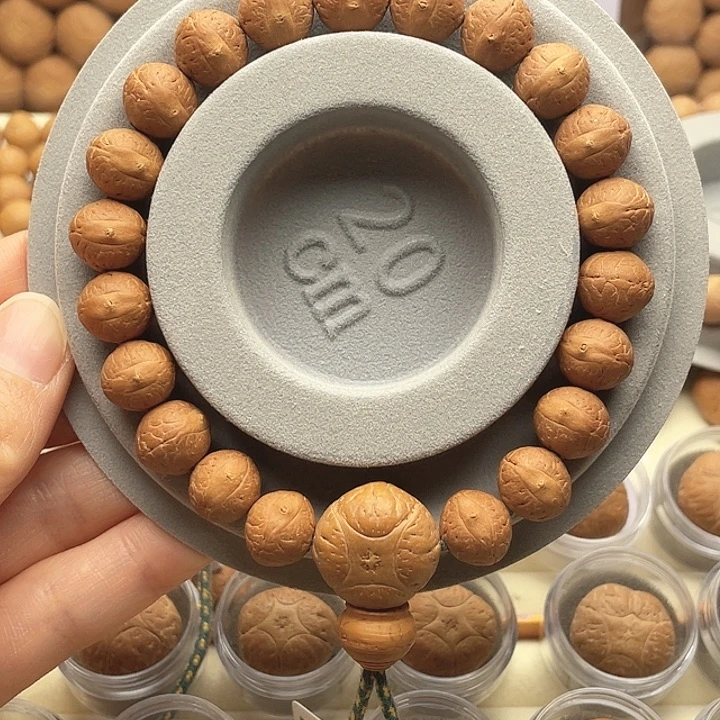 凤眼菩提吊坠实心手串红皮