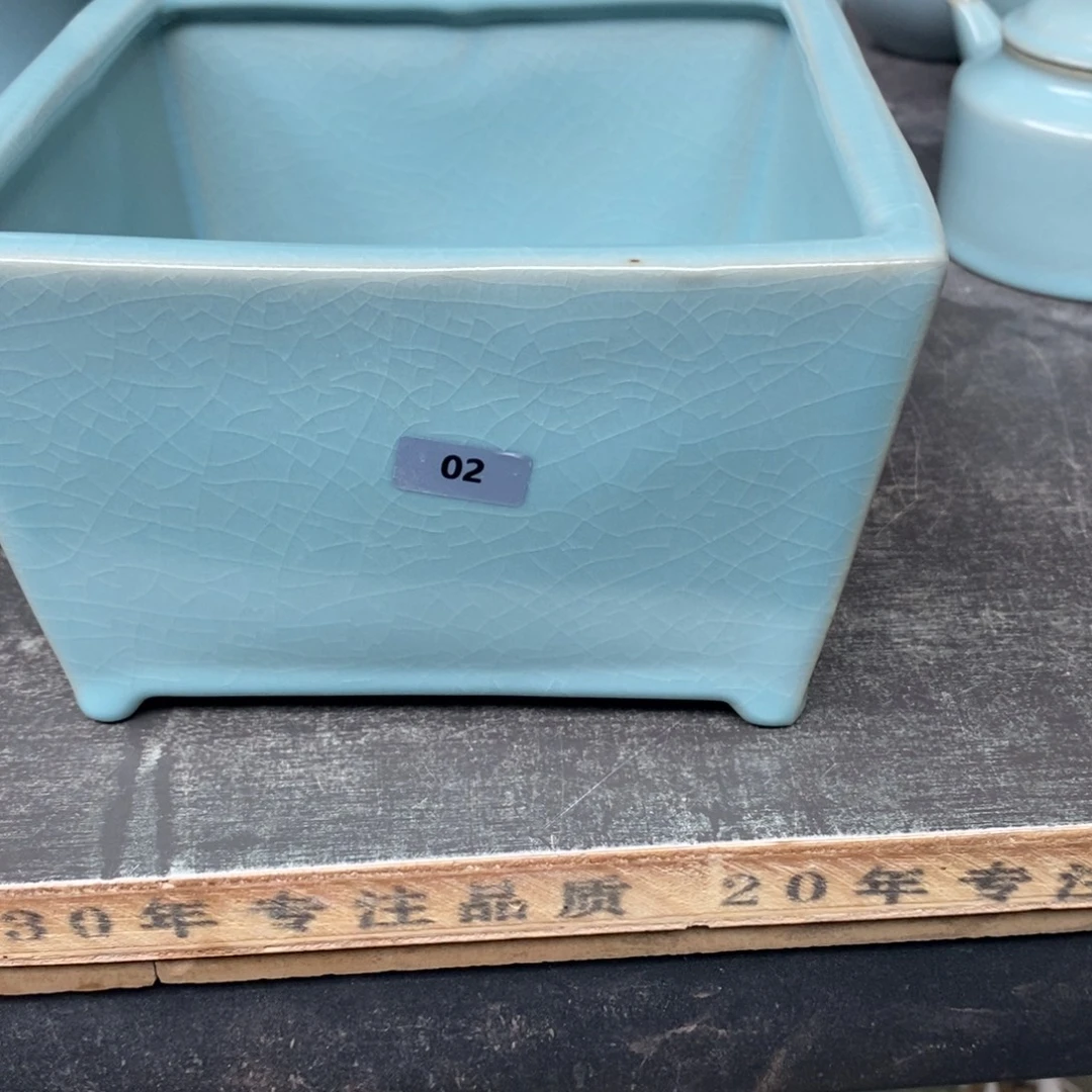 走***猫抱朴汝瓷仿古微瑕