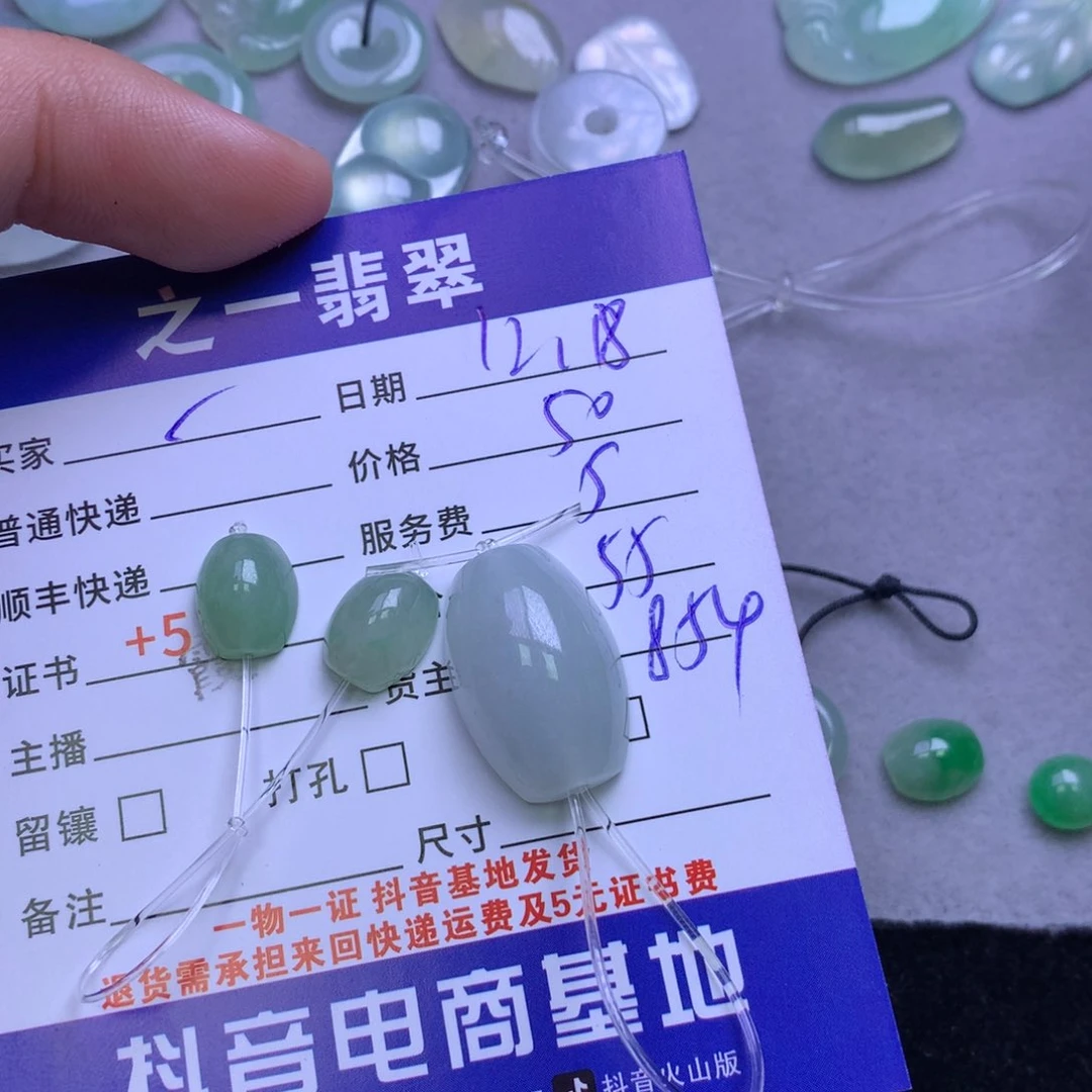 颈饰未镶嵌翡翠一**意