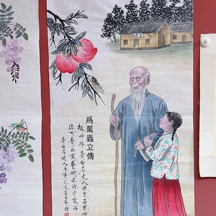 国画冯老师手绘作品