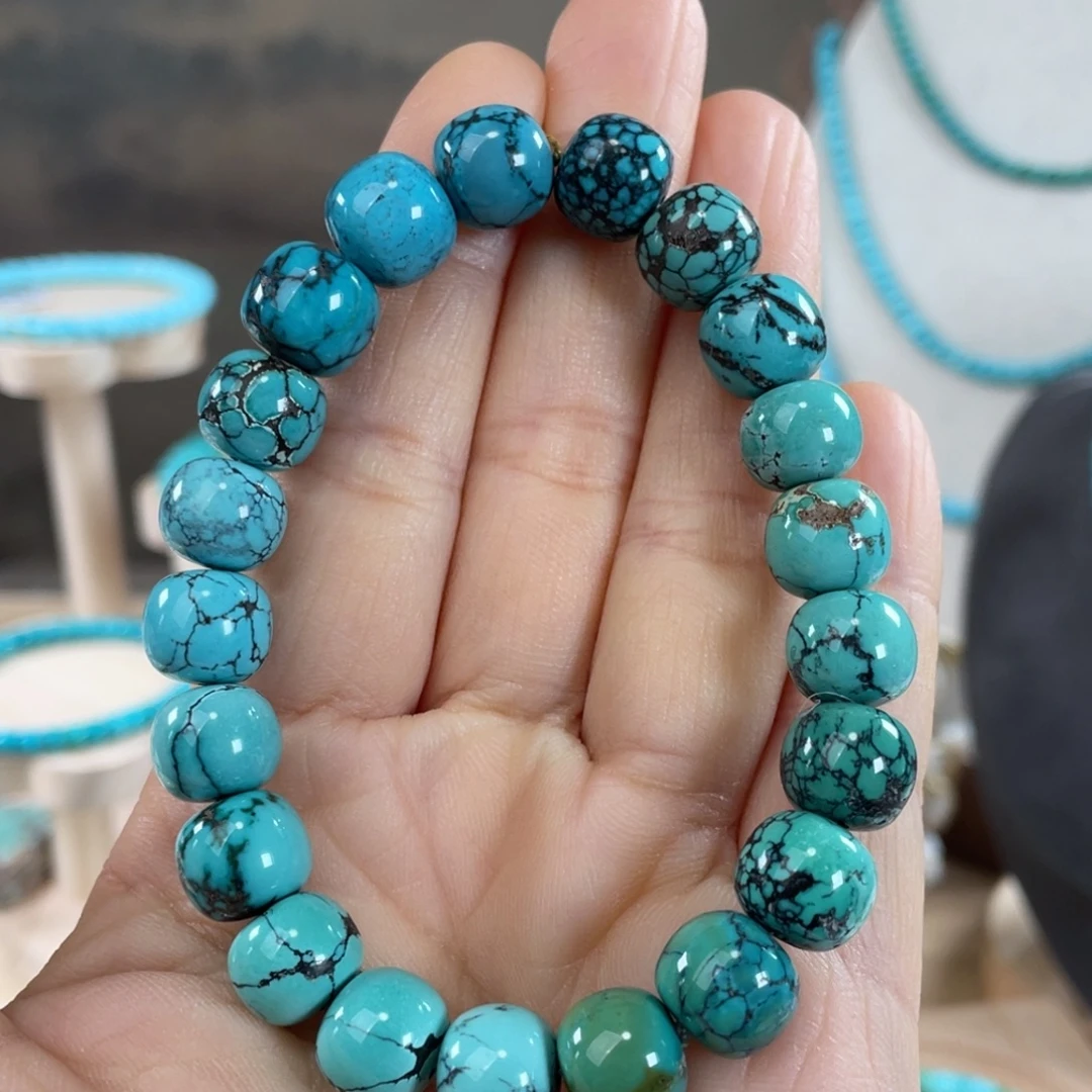 绿松石未镶嵌套链10加