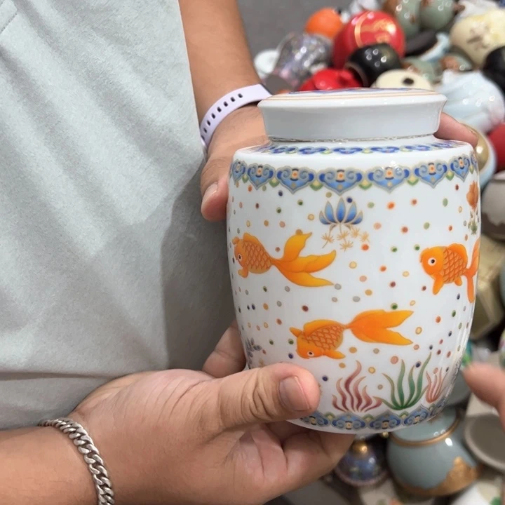 瑕疵福利品陶瓷茶叶罐