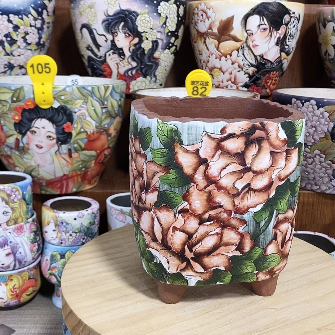 景德镇精品博采美盆11/14.5