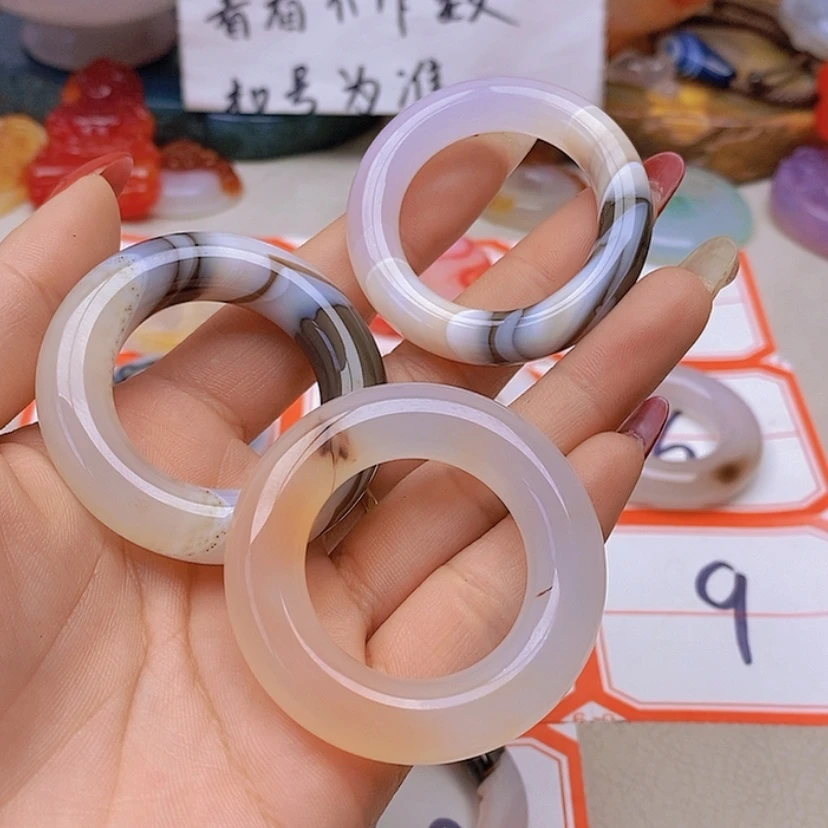 【闪购商品】未镶嵌玛瑙/玉髓珠宝半成品然**物