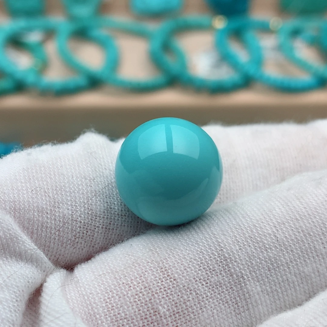 绿松石未镶嵌珠宝奇石15mm