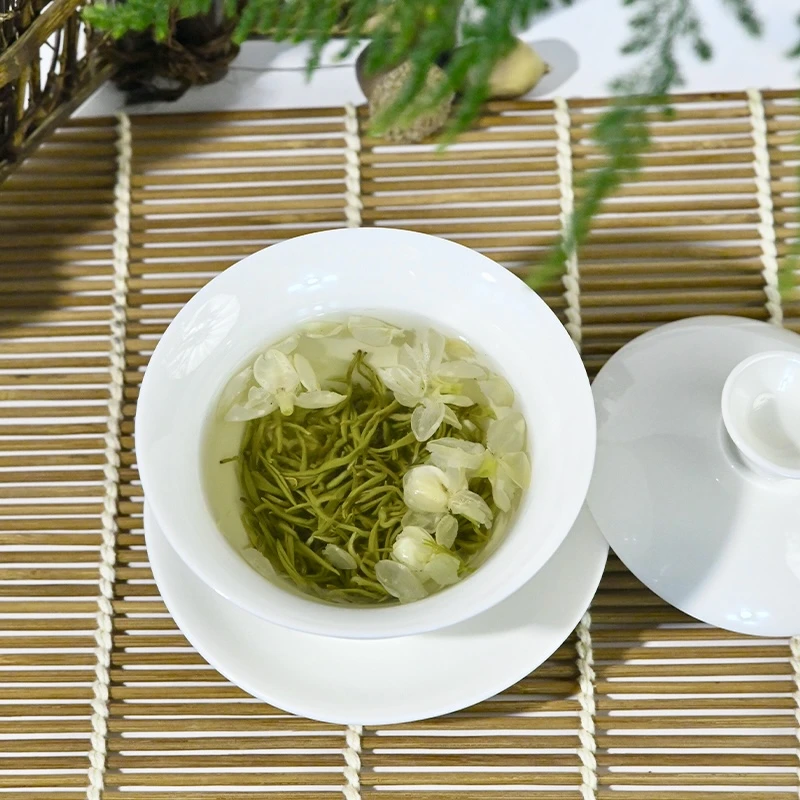 【茉莉花飘雪】2025新茶茉莉花茶飘雪四川原产浓香耐泡高品质口粮茶