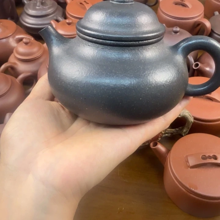 茶壶紫砂320cc还原烧容天
