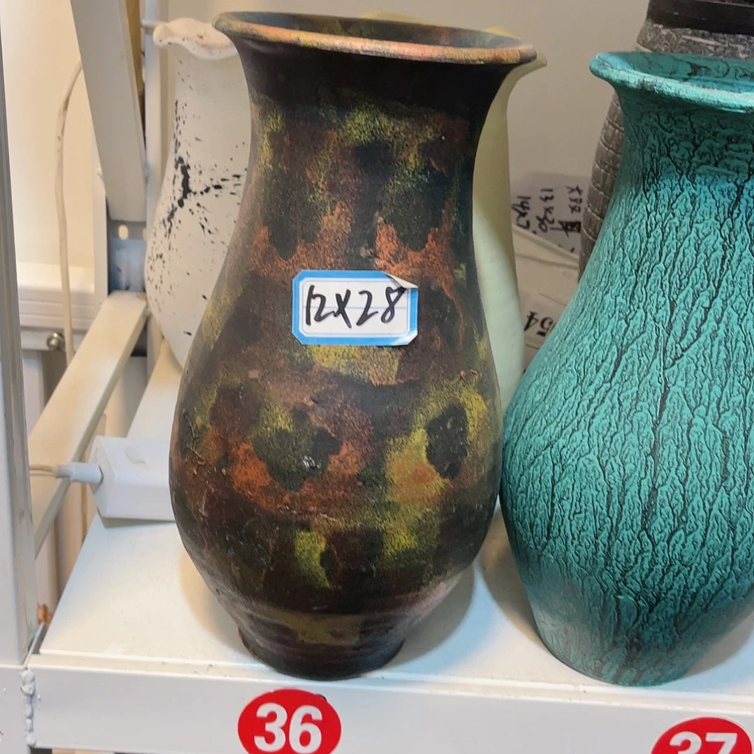 红陶无孔无孔口径10高度28