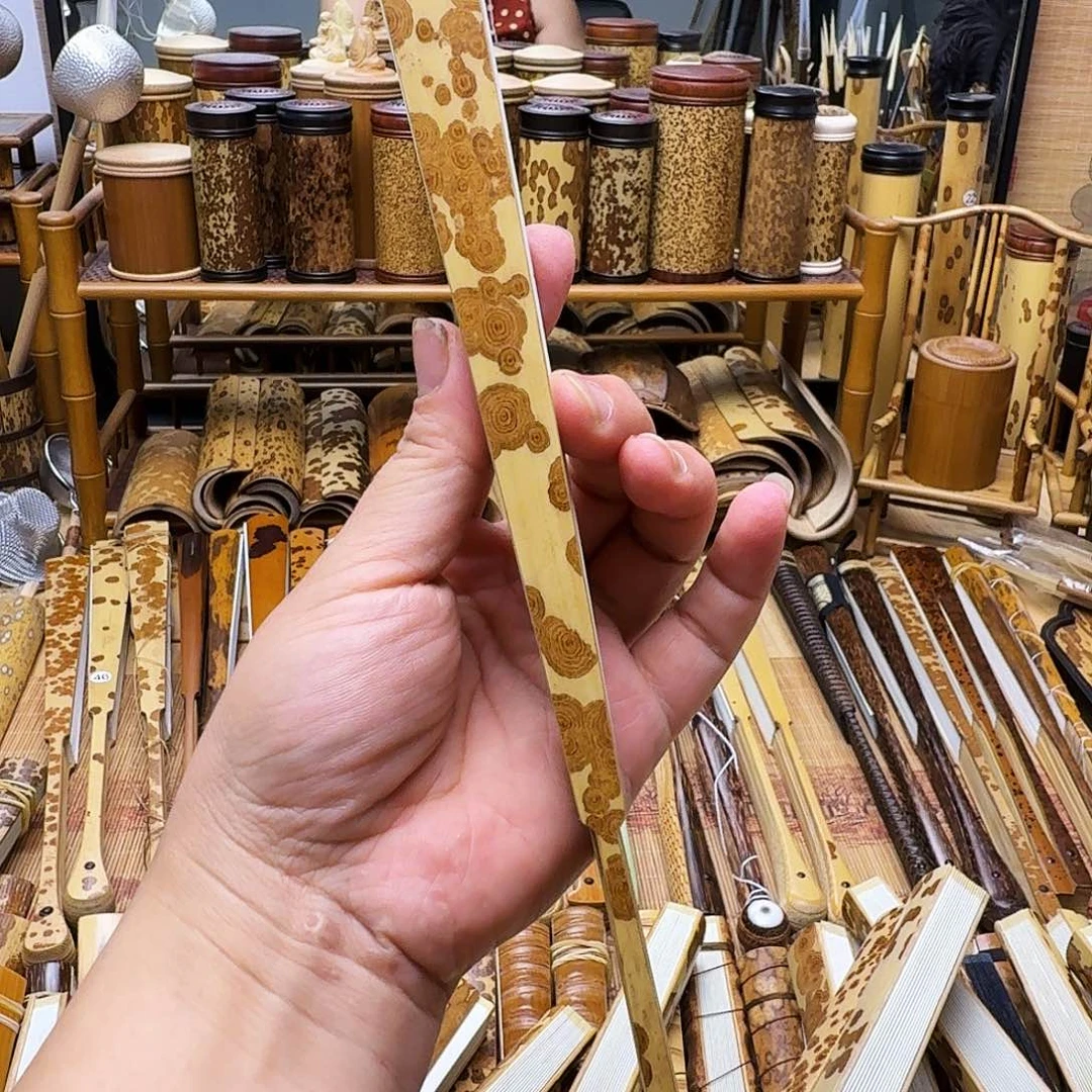 和***代老湘妃竹折扇大哥拍下