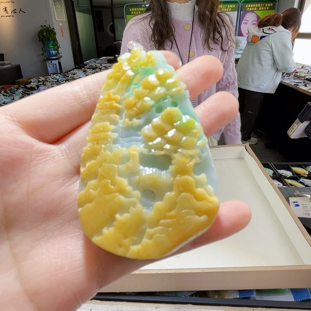 颈饰未镶嵌翡翠翡翠