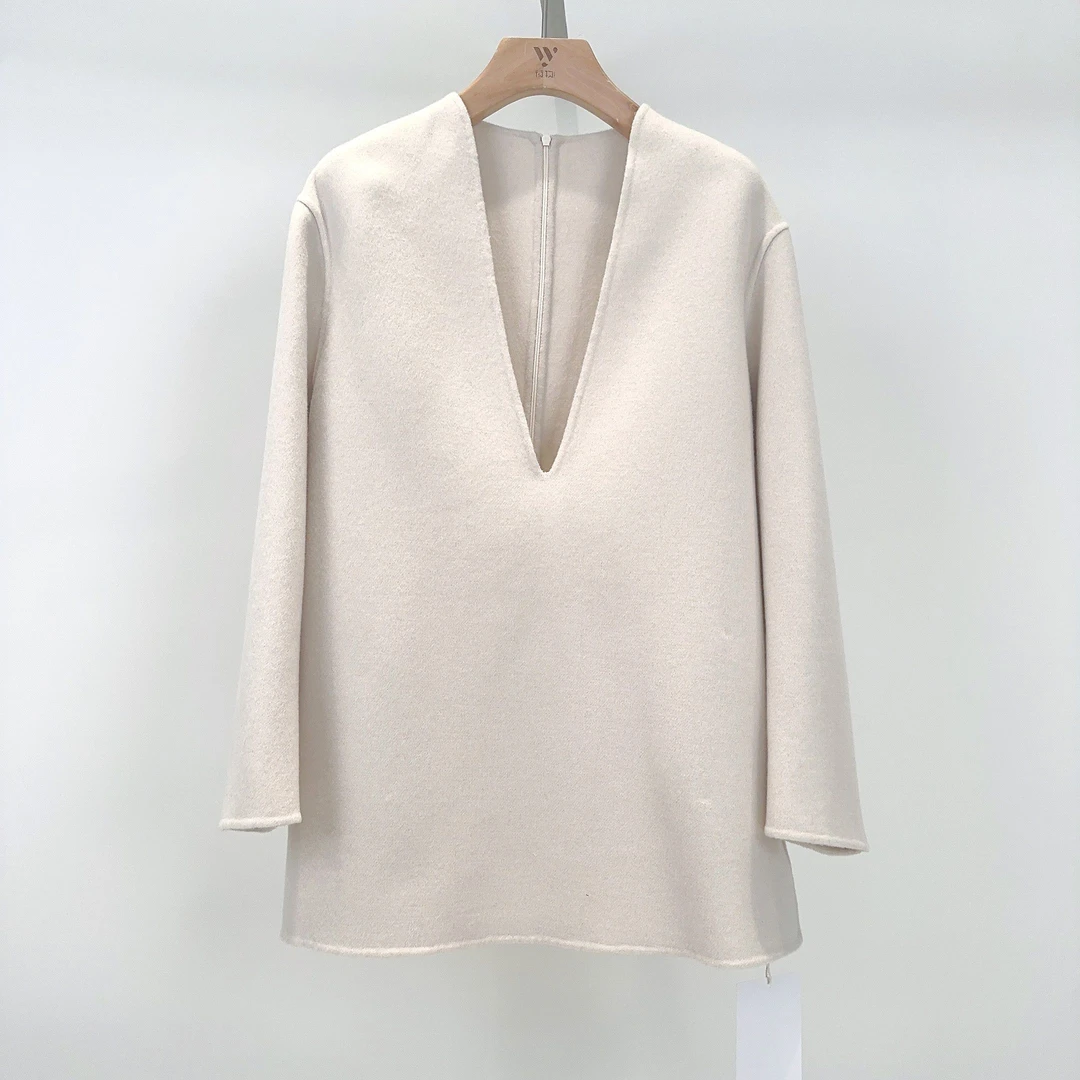 【钱老板粉丝专享】短款外套V领廓形上衣FC548-3070