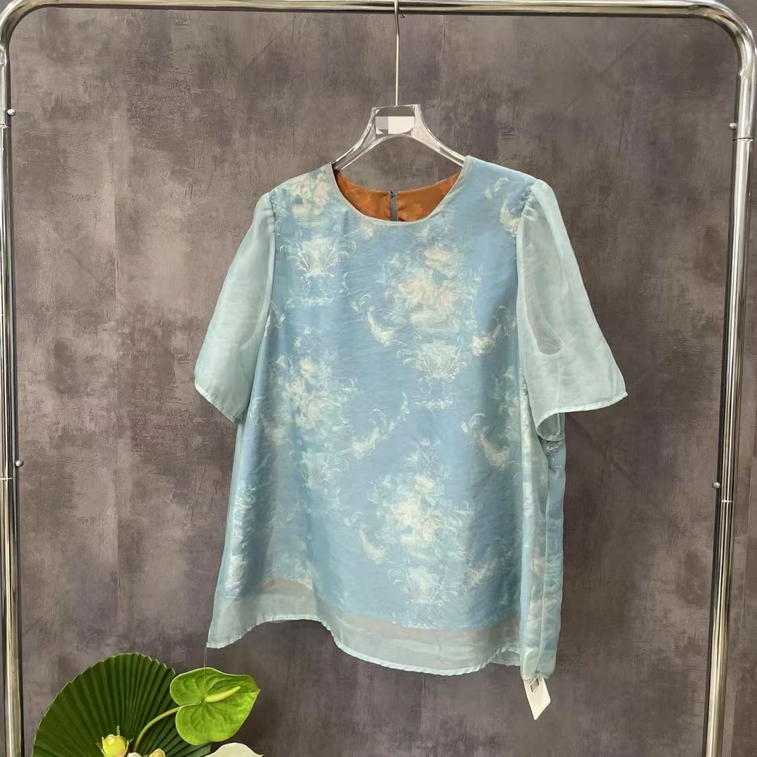 月月推荐 /43 夏季新款女装设计师款国风T恤洋气休闲百搭时尚