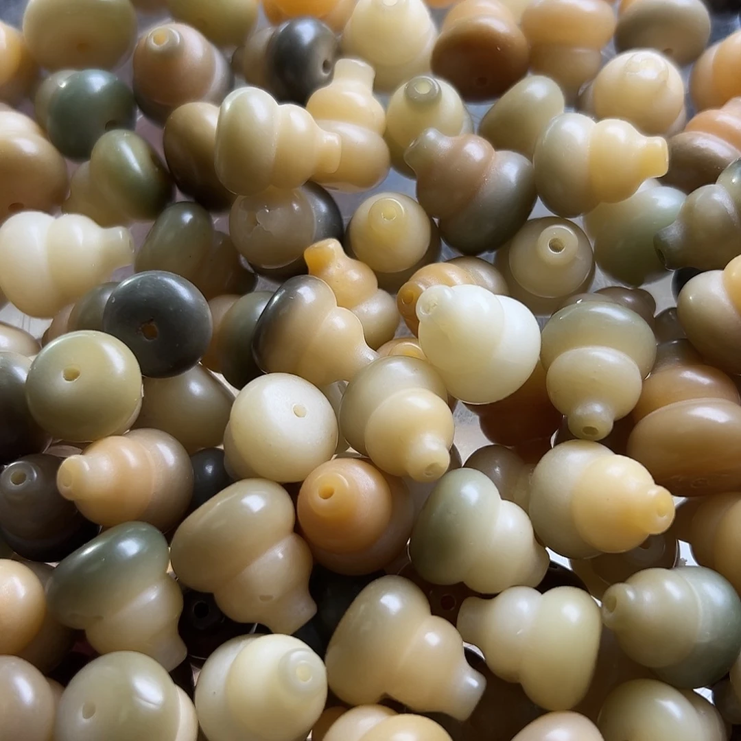 菩提根/象牙果吊坠瑕疵敦煌葫芦10颗有裂