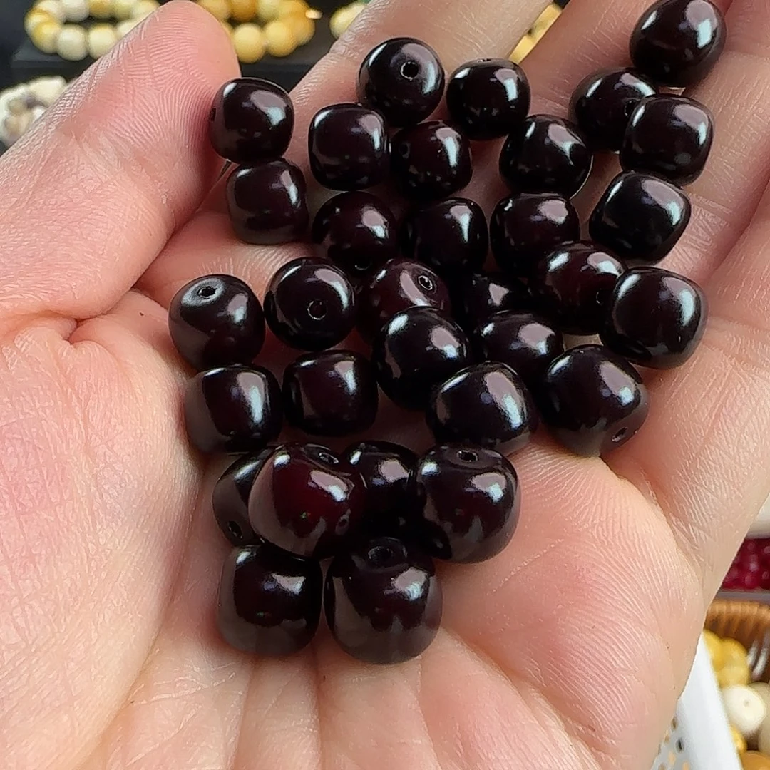 菩提根/象牙果吊坠卡10黑金红桶100颗卡牌➕100备珠