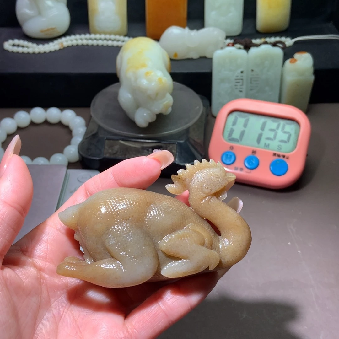 和田玉未镶嵌颈饰X