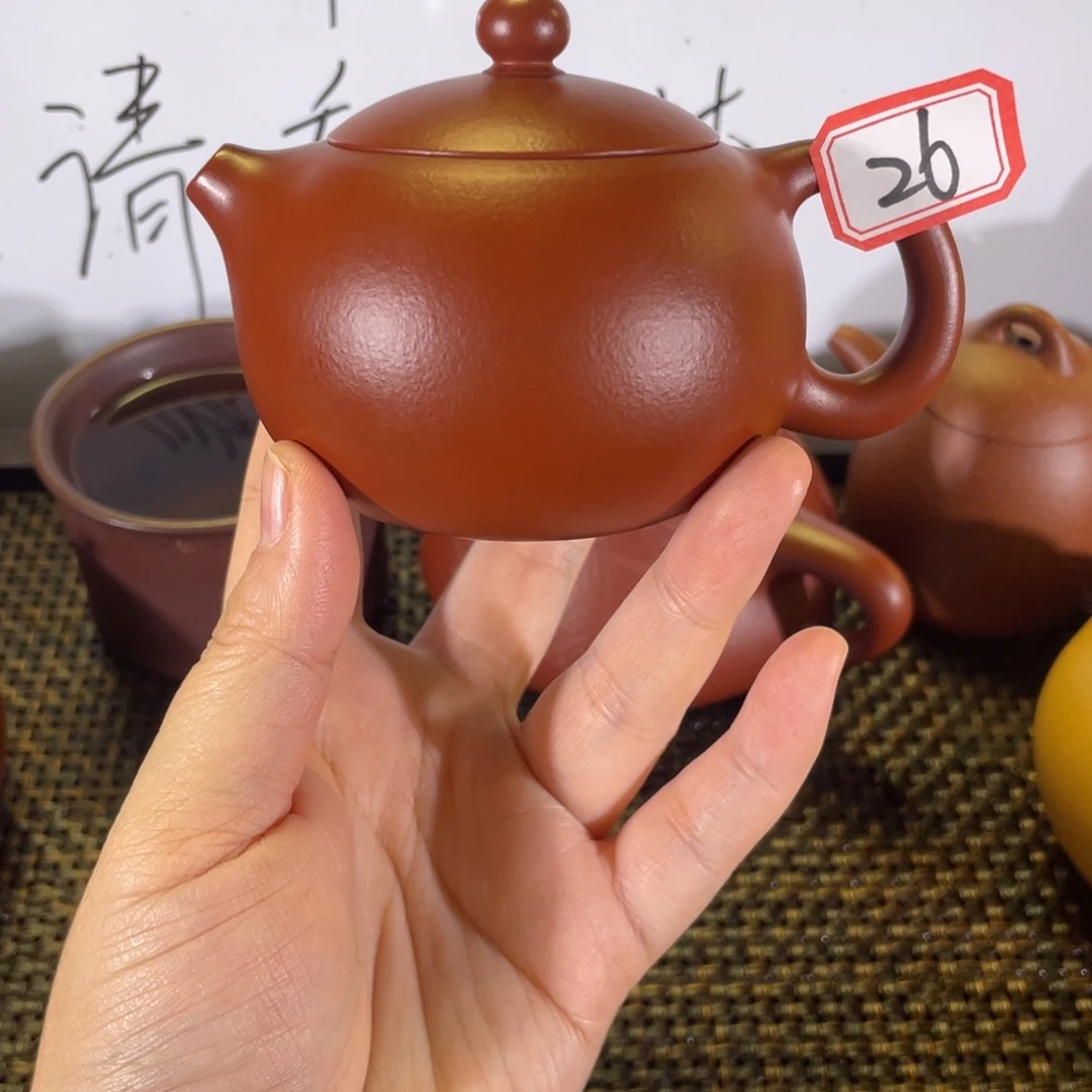 紫砂茶壶西施全手