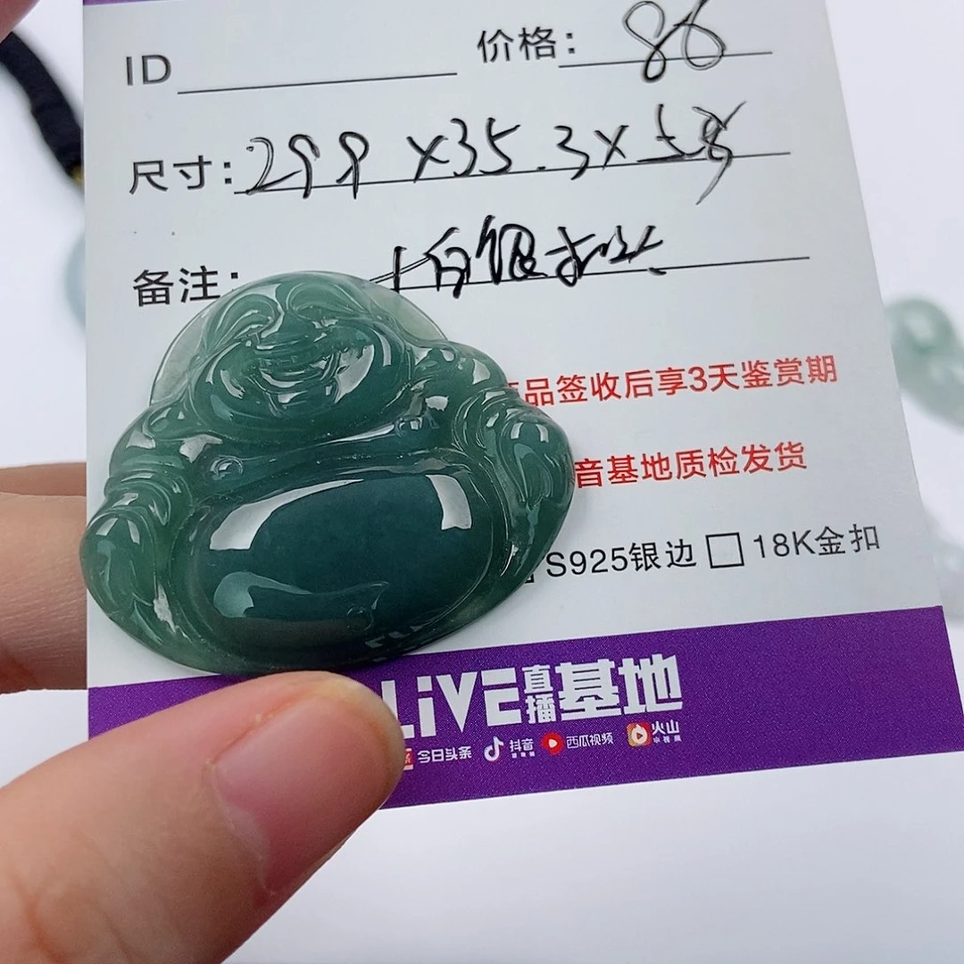 颈饰未镶嵌翡翠翡翠