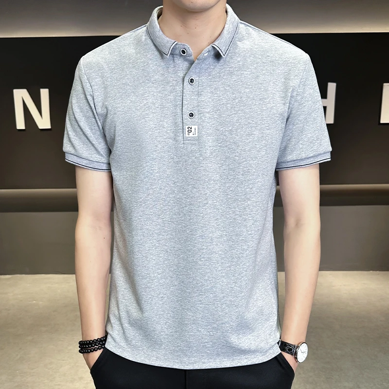 Mexican/稻草人polo衫男款爆款2025新款高贵上档次男装商务条纹半