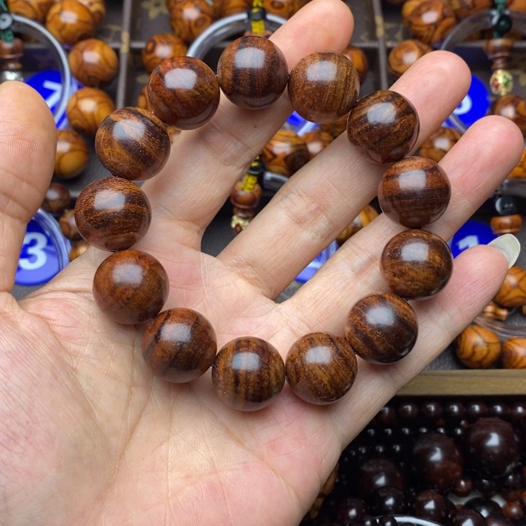 手串/手链黄花梨/降香黄檀1.8虎皮纹