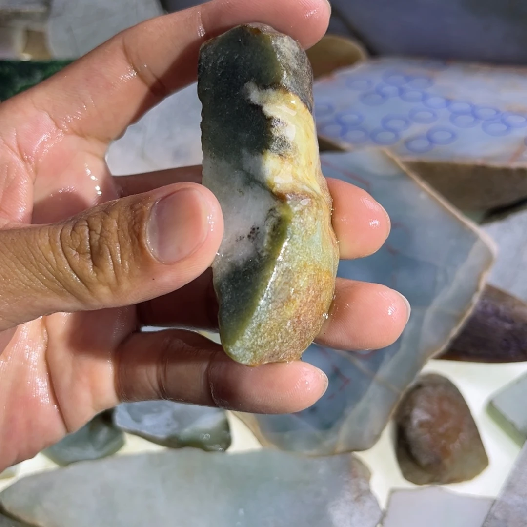 翡翠散珠纯天然缅甸翡翠A货