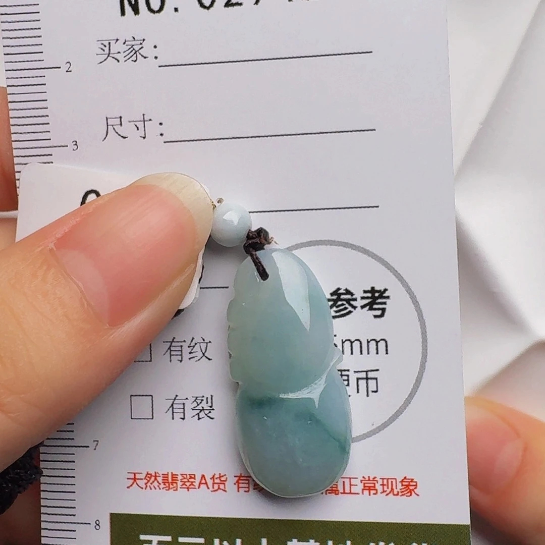 翡翠未镶嵌颈饰挂件2942