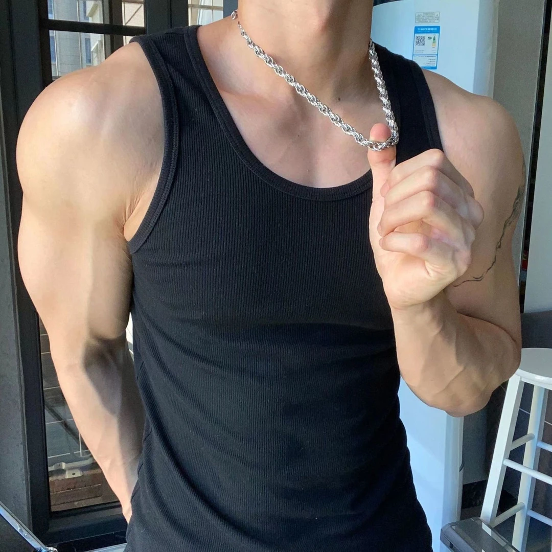 夏季运动高弹健身紧身衣背心打底训练背心男跑步吸汗透气衫男士