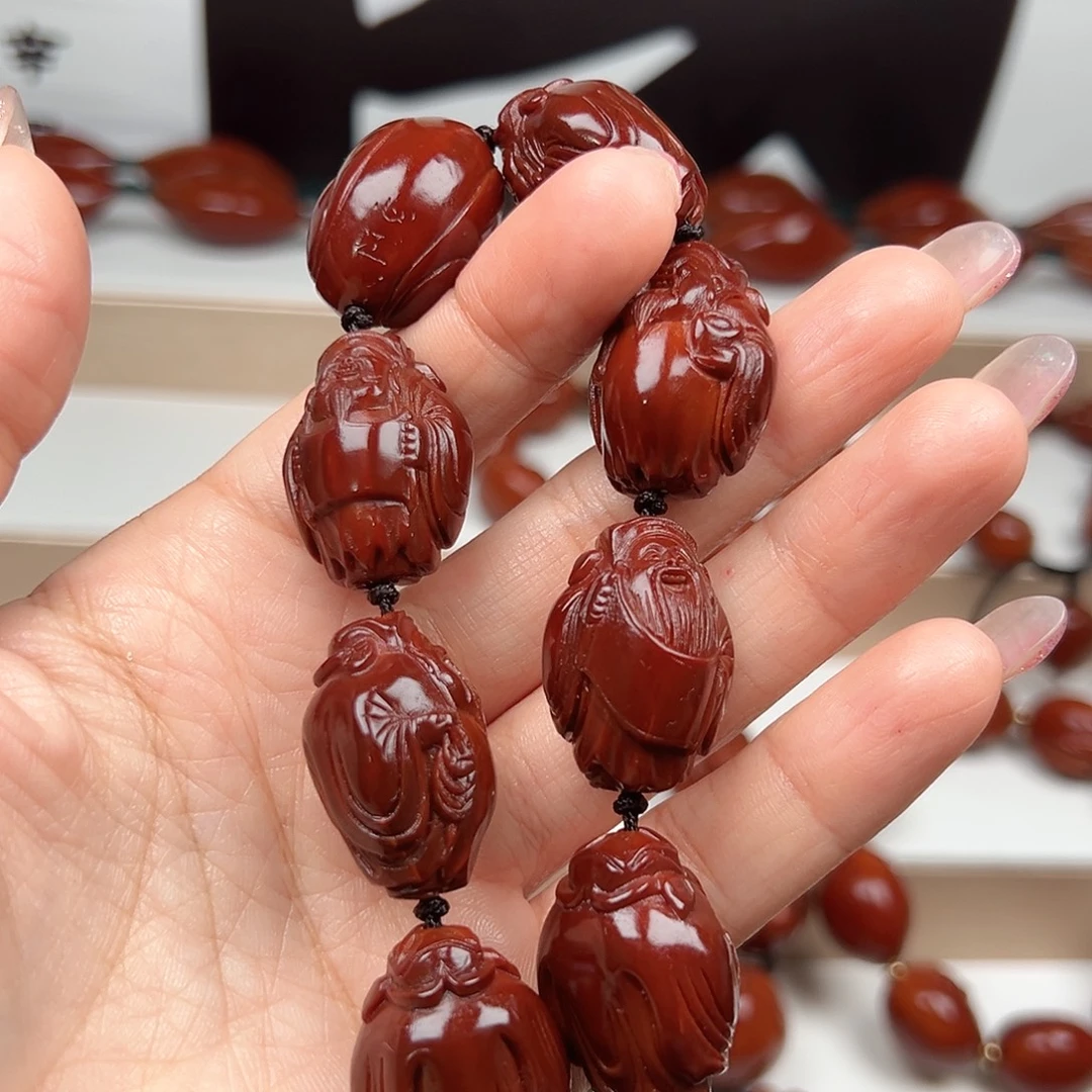 强***哥手串橄榄核财神手串