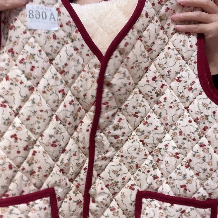 中老年女装，马甲，5XL，068