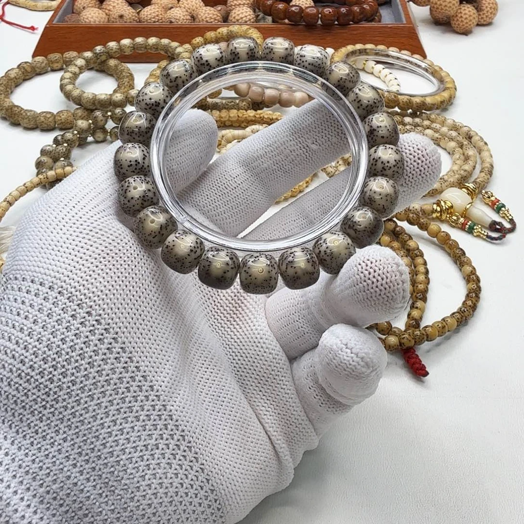 星月菩提吊坠17钻石青瓷石玉星月11左右桶单圈