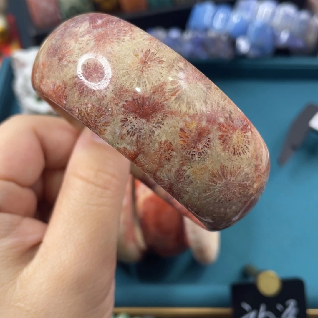 未镶嵌手镯硅化玉