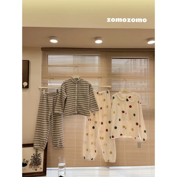 【双12活动款】断码福利！实体品牌儿童冬款家居服套装