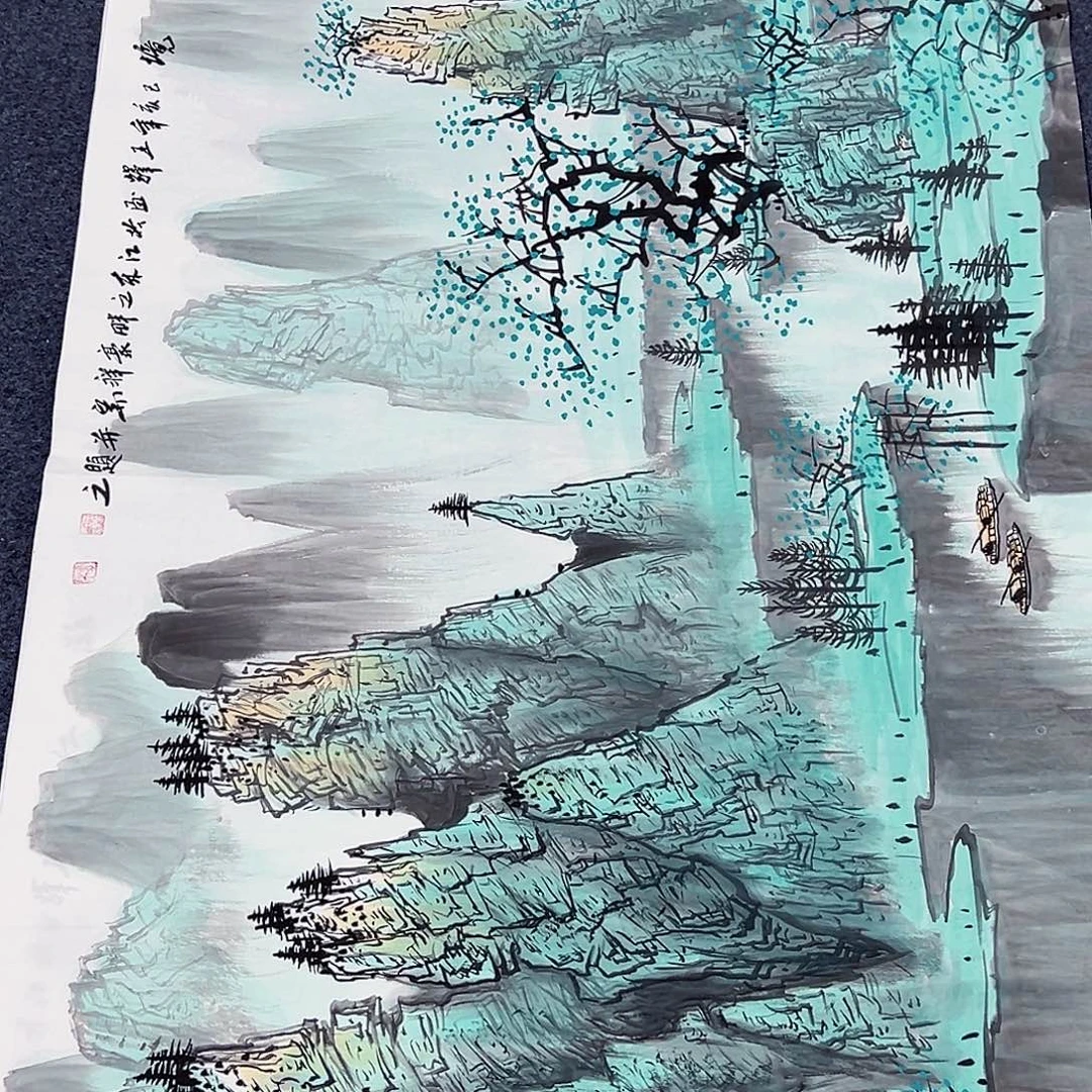 国画事事顺心如意万事如意万事如意